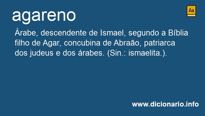 Significado de agarenos