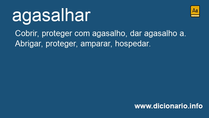 Significado de agasalhai