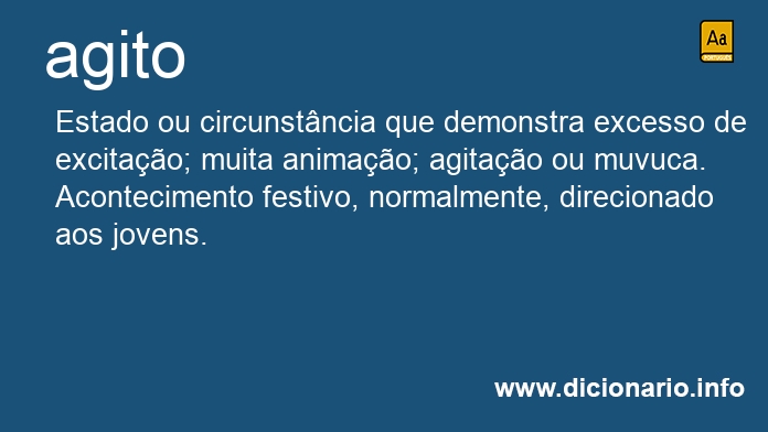 Significado de agitos