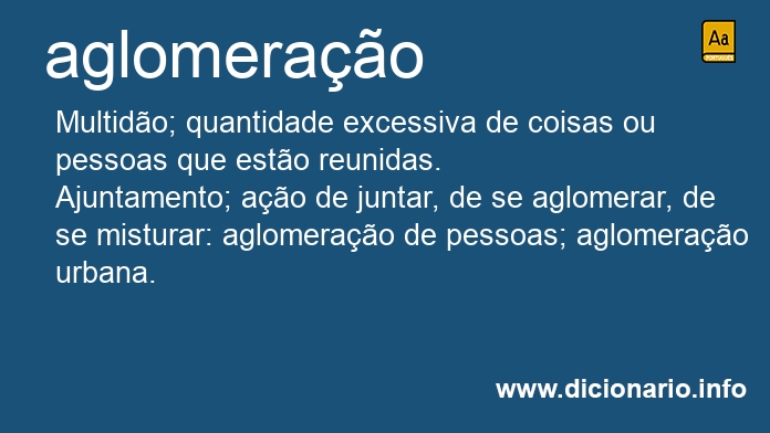 Significado de aglomerao