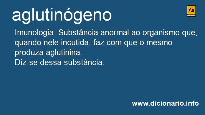 Significado de aglutingeno