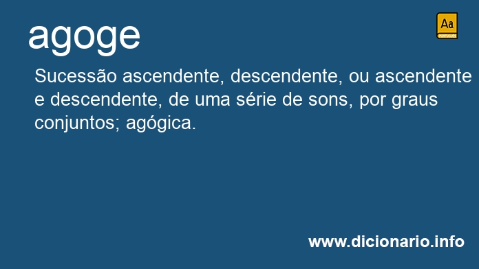 Significado de agoge