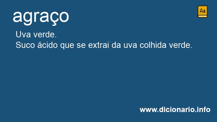 Significado de agrao