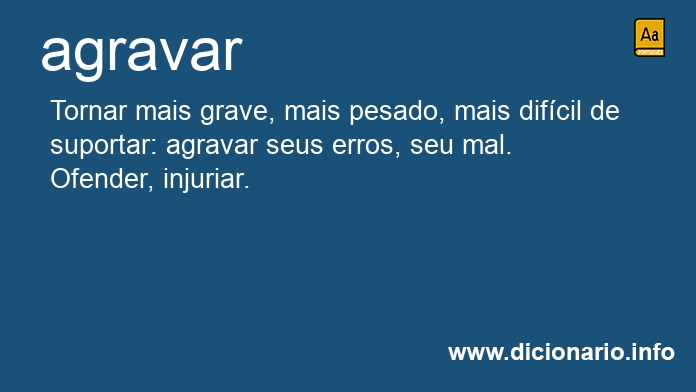 Significado de agravando