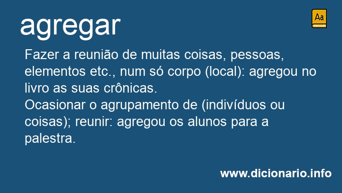 Significado de agrega