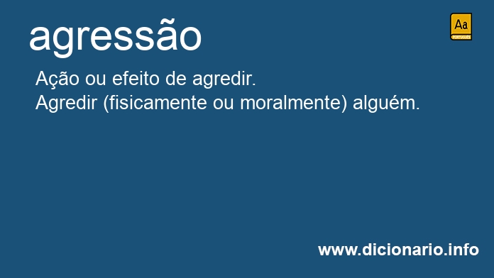 Significado de agresses