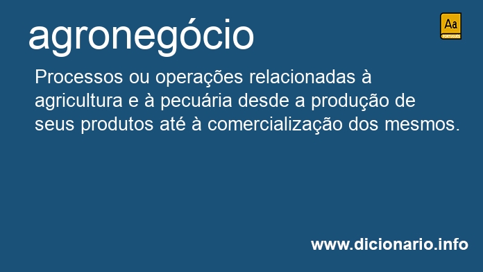 Significado de agronegcio