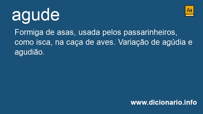Significado de agude