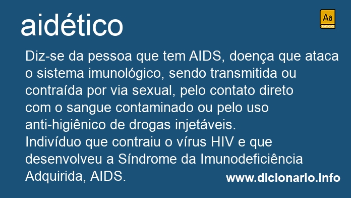 Significado de aidtica