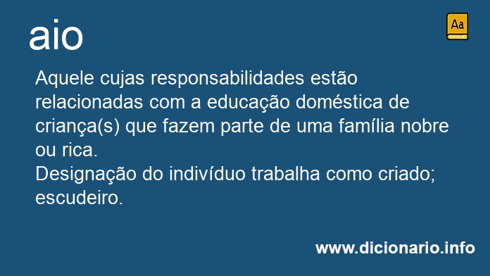 Significado de aios