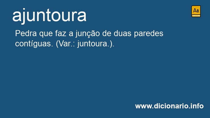 Significado de ajuntoura