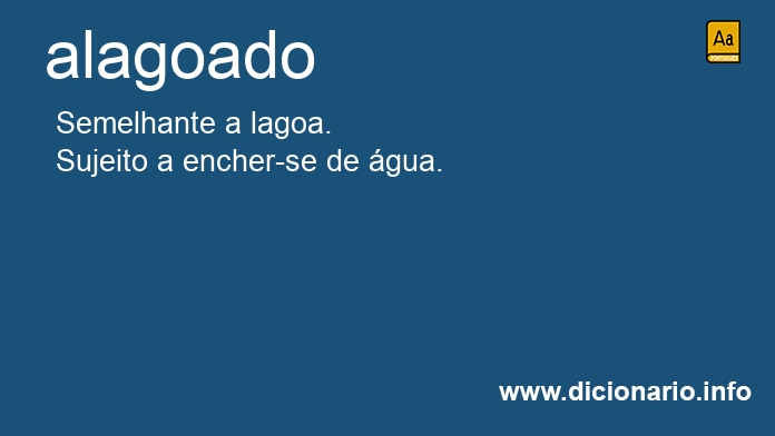 Significado de alagoado