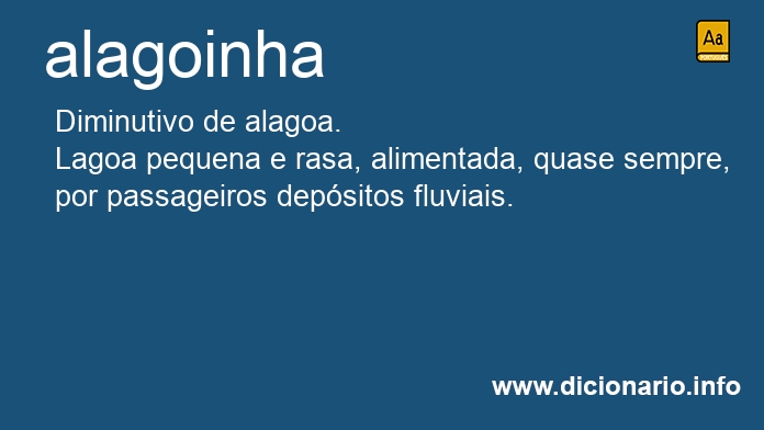 Significado de alagoinha