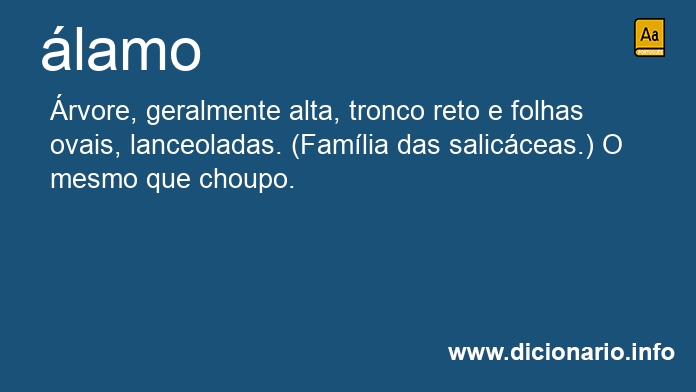 Significado de lamos