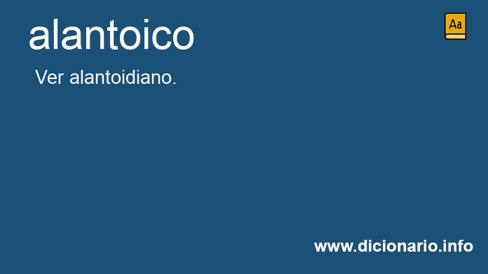 Significado de alantoico