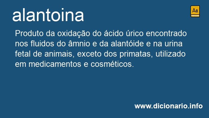 Significado de alantoina