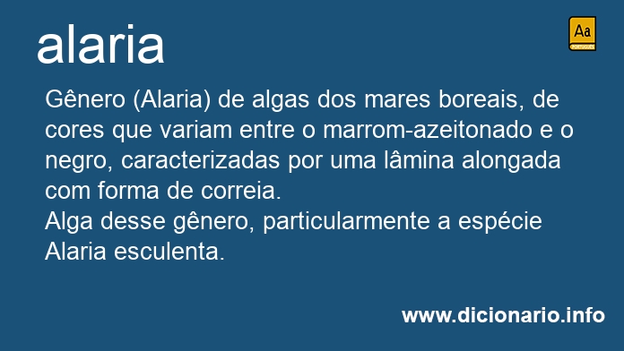 Significado de alaria