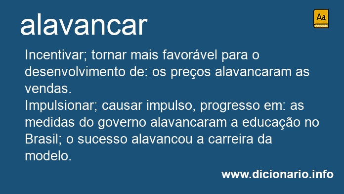 Significado de alavancar