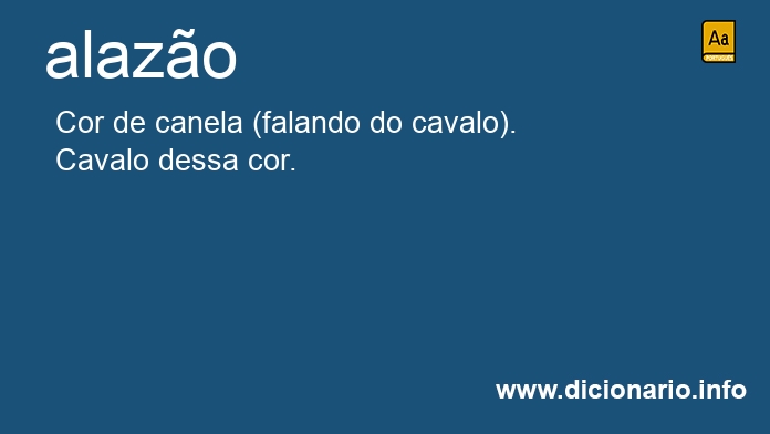 Significado de alazes