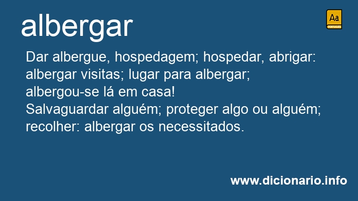 Significado de alberga