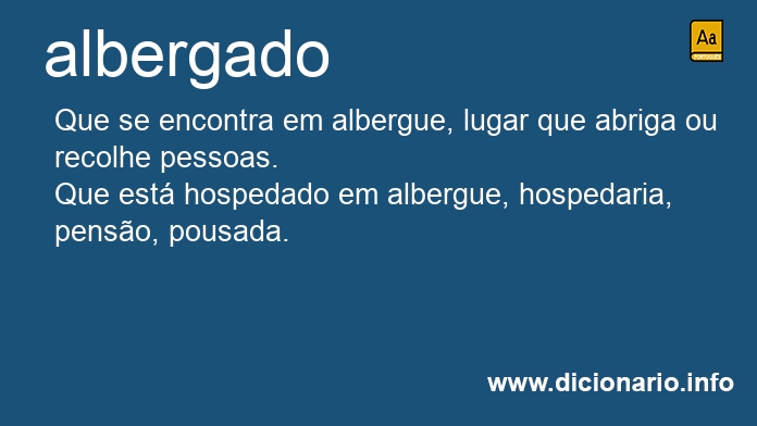 Significado de albergada