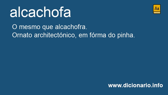 Significado de alcachofa