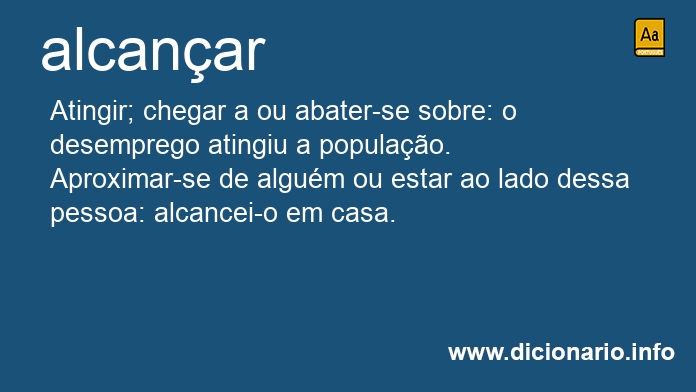 Significado de alcanarei