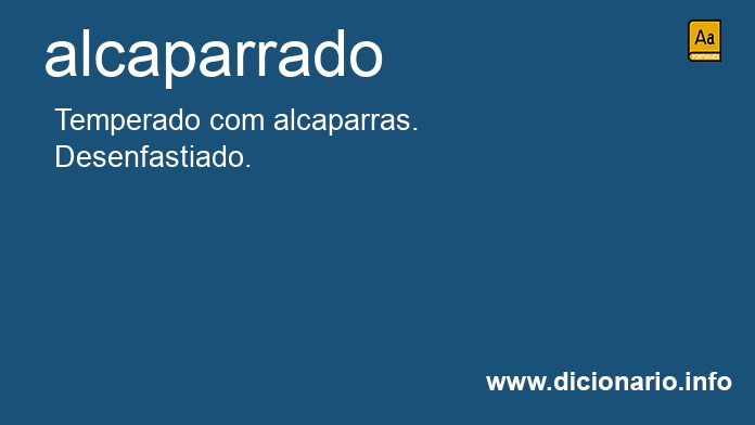 Significado de alcaparrado