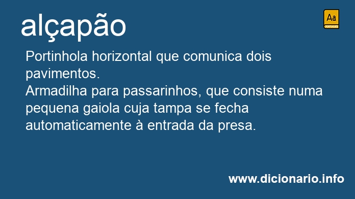 Significado de alapes