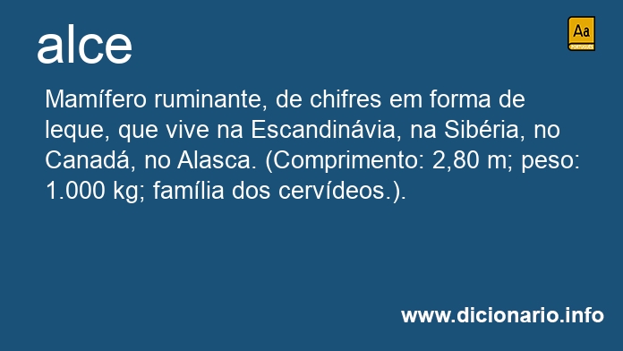 Significado de alce