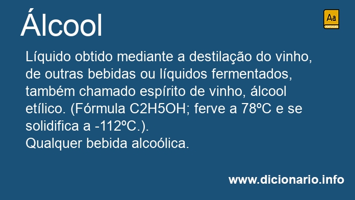 Significado de lcool