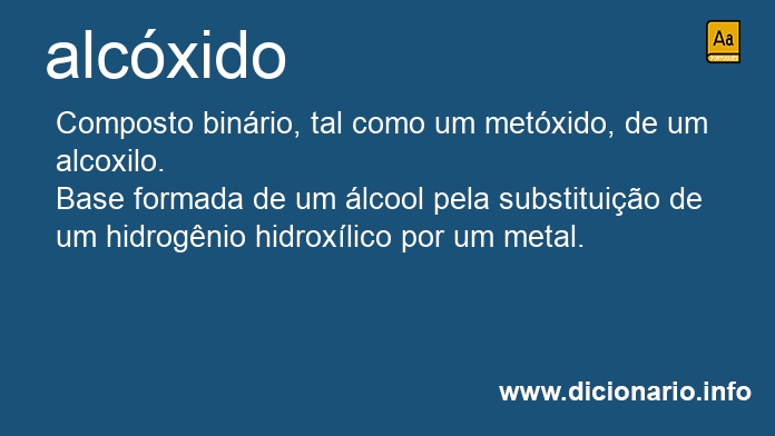 Significado de alcxido