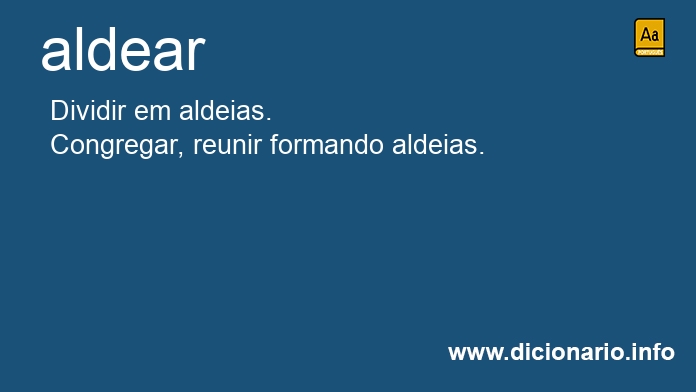 Significado de aldearo