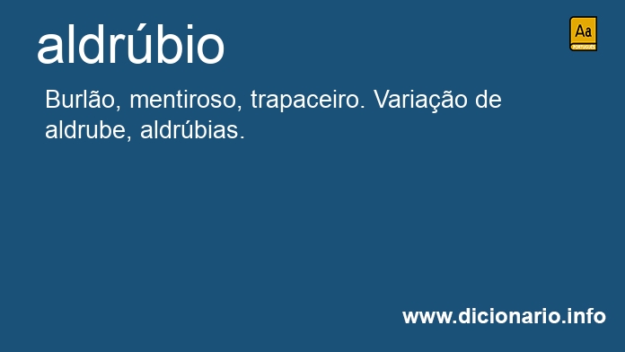 Significado de aldrbio