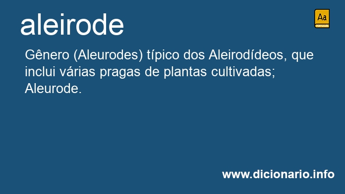 Significado de aleirode