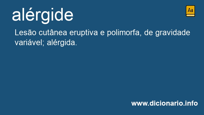 Significado de alrgide