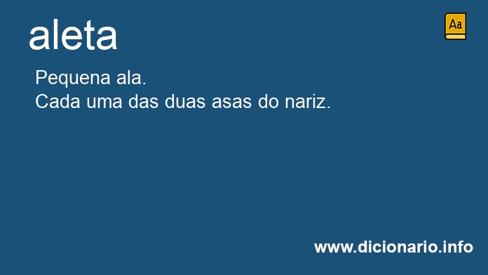 Significado de aletas