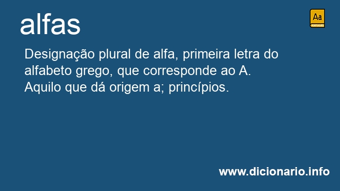 Significado de alfas