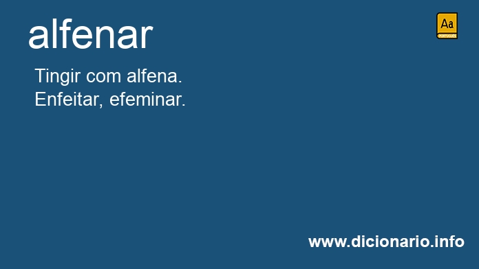 Significado de alfenem