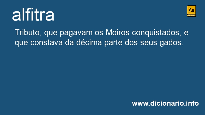 Significado de alfitra