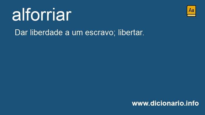 Significado de alforriarem