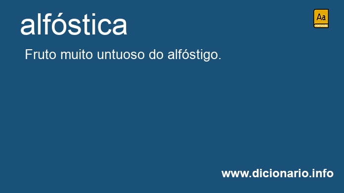 Significado de alfstica