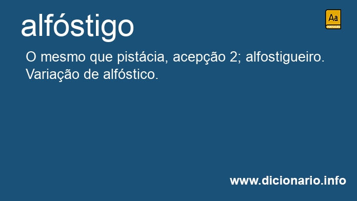 Significado de alfstigo