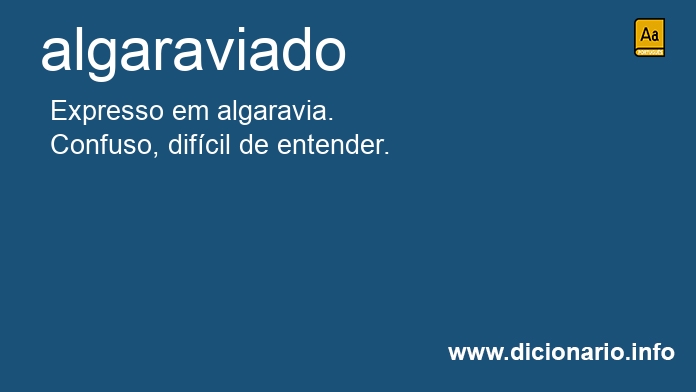 Significado de algaraviado