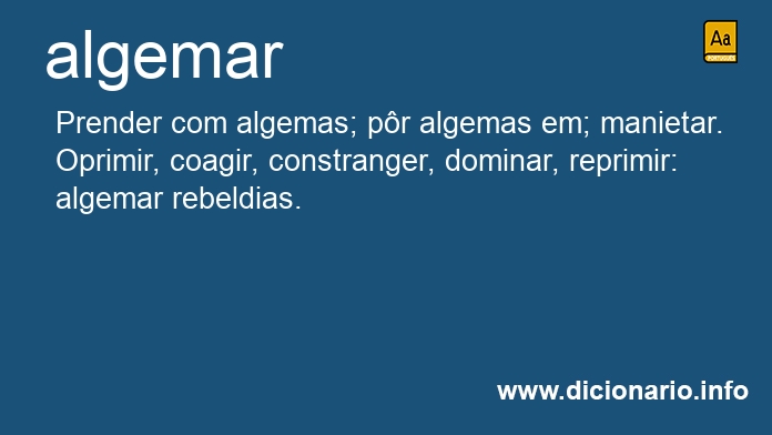 Significado de algemo