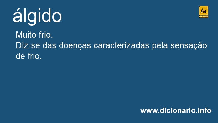 Significado de lgidos