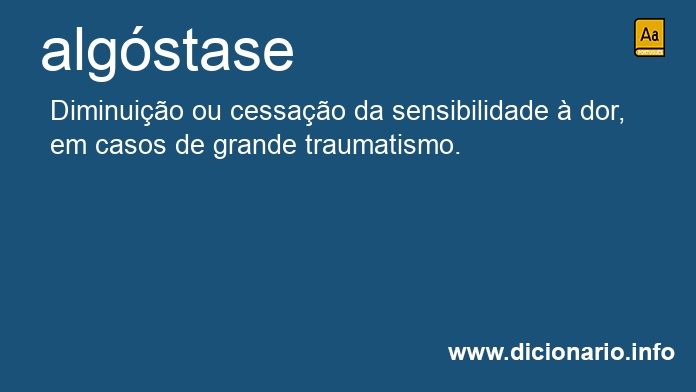 Significado de algstase