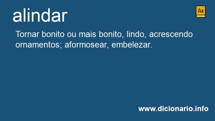 Significado de alindasses