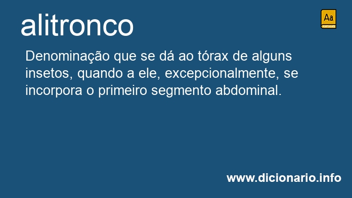 Significado de alitronco