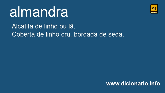 Significado de almandra